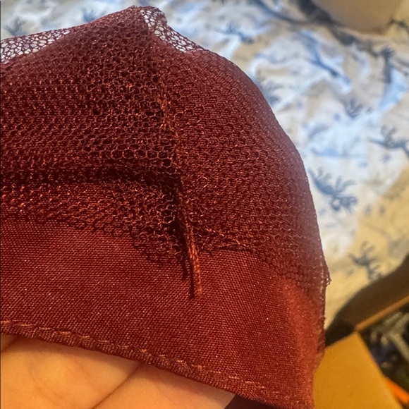 Revelry Bella Tulle Dress in Cabernet - Picture 4 of 4